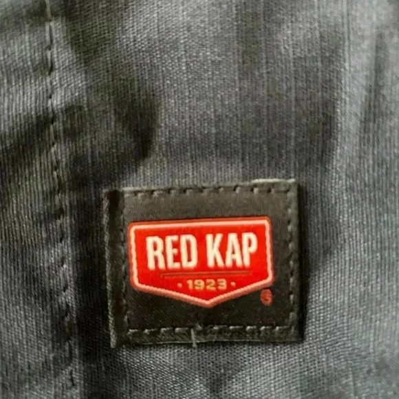 💥🆕Red Kap Navy Short Sleeve Shop Shirt L🆕 - Picture 12 of 13